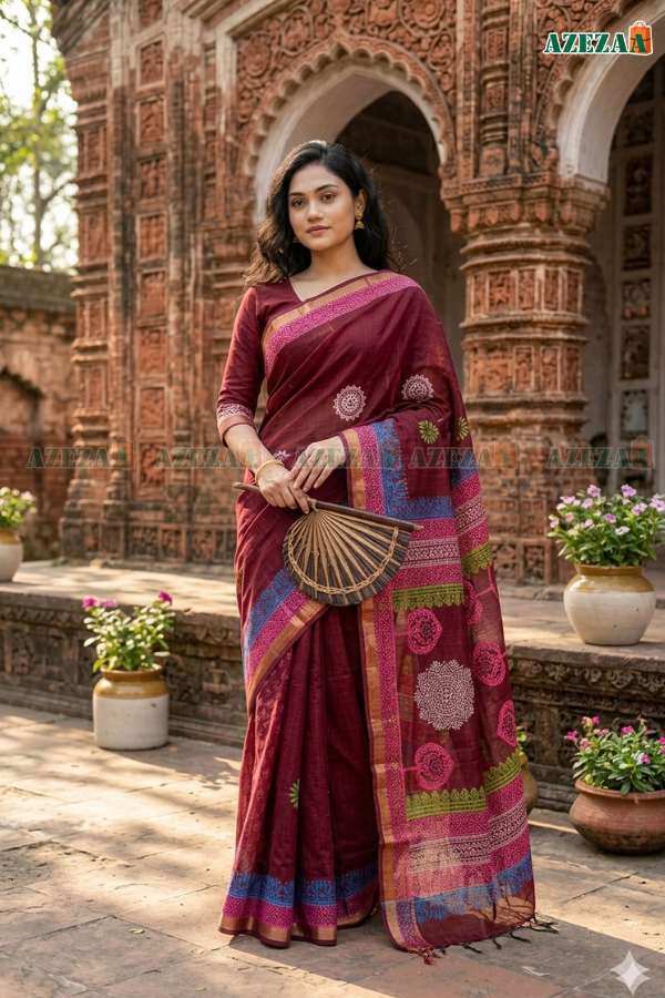 🌸পিওর সুতি শাড়ি🌸